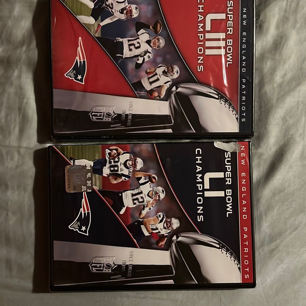 New England Patriots Super Bowl LII and LIII DVDs - Picture 3 of 3